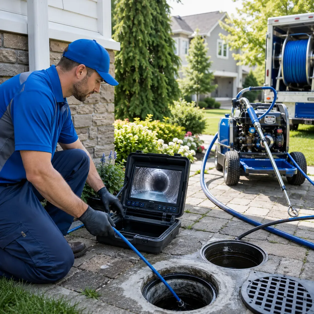 Outdoor drain cleaning professionals serving Maryneal, TX